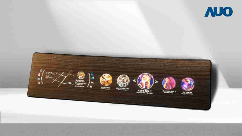 彩运网研发全球最高穿透度达80%的AmLED木纹显示器，，，可于使用时呈现高亮度、、、、清晰可见的信息，，，并在不使用时回归为单纯的饰板，，节能兼具美观